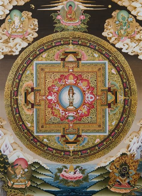 Avalokiteshvara Mandala Thangka Mandala