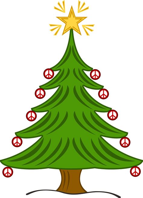 Clip Art Xmas Christmas Tree 14 Peace Symbol Clipart Best