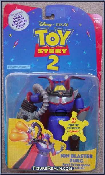 Zurg Ion Blaster Blue Toy Story 2 Basic Series Mattel Action