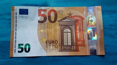 La Nuova Banconota Da 50 Euro 11 5 2017 Youtube