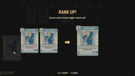 Fallout 76 How To Level Up And Upgrade Perk Cards Prima Games