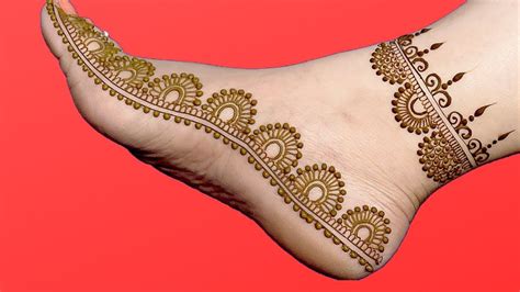 Tasmim Blog Mehndi Designs For Legs Simple And Easy For Beginners