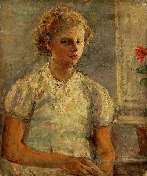 Portrait Of A Girl By Dame Ethel Walker Walker Art British Art Artist