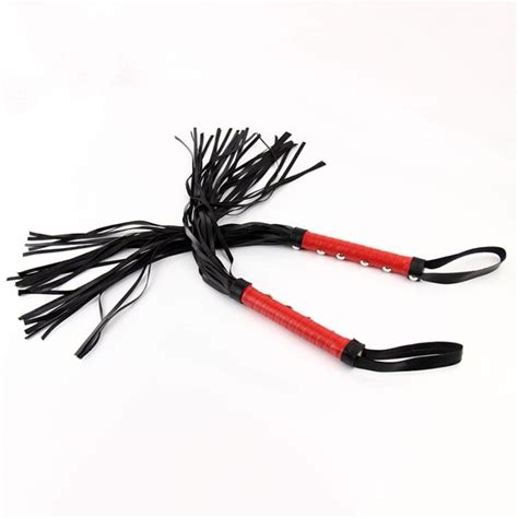 Adult Red Handle Whip Flogger