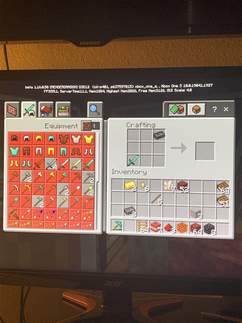 Mcpe 71730 Netherite Tools And Armor Not Showing Up Being Able To Craft In Crafting Table Jira