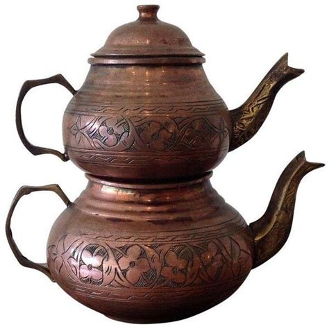 Anatolian Turkish Tea Pot A Pair Liked On Polyvore Featuring