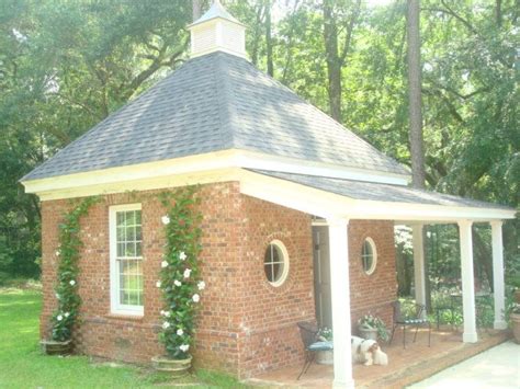Custom Brick Garden Shed With Porch Terrell County Georgia Visit Us