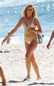 Life S A Beach Miss Universe Australia Tegan Martin Shows Off Enviable Figure Wearing Two