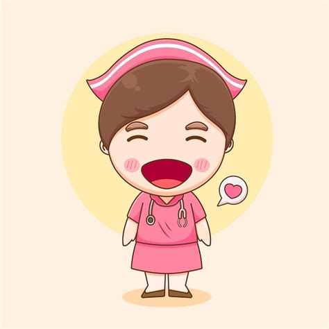 Premium Vector Cute Nurse Cartoon