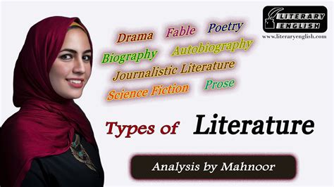 Different Types Of Literature In English Different Kinds Of Literature