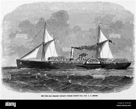 New York Mail Steamship Comanys Steamer Morning Star Captain A D