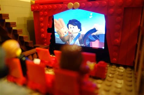 Blog Archive Lego Palace Cinema 10232 With Working Iphone Movie Screen Movie Screen Lego Legos