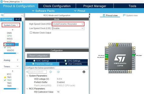 Stm32 Timer And Interrupts Configuration With Stm32cubemx Utility Vrogue