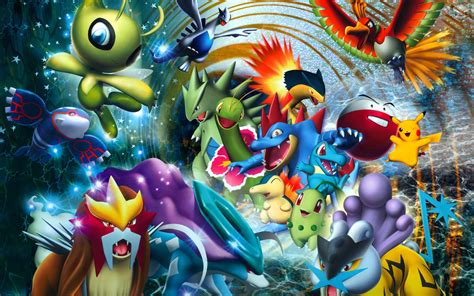 Download Pokemon New Tab Theme Hd Wallpaper Johto By Phillipjacobs