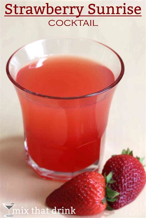 Strawberry Sunrise Mix That Drink