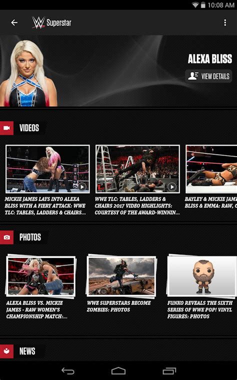 Perusing prime time wrestling without an internet connection? WWE - Android Apps on Google Play