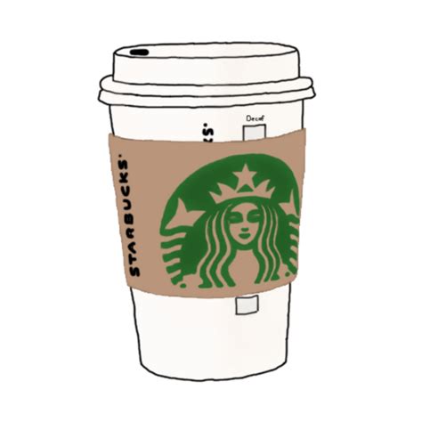 Starbucks Cup Sticker By Maryisirois White 3x3 In 2021