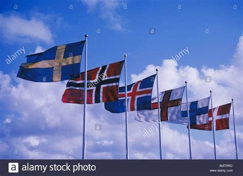 Scandinavian Flags High Resolution Stock Photography And Images Alamy