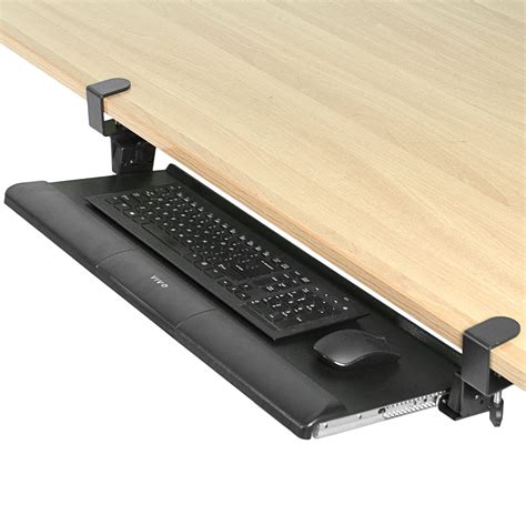 Buy Vivo Large Tilting Keyboard Tray Under Desk Pull Out With Extra