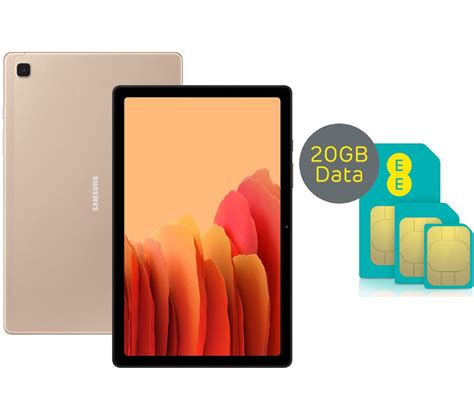 Buy Samsung Galaxy Tab A7 104 4g Tablet And 20 Gb Ee 4g Sim Card Bundle