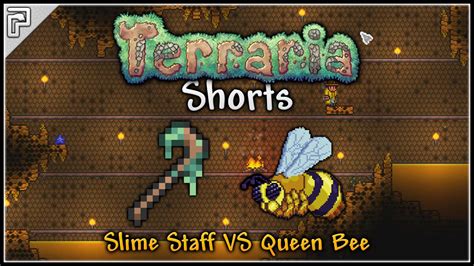 Maybe you would like to learn more about one of these? Terraria 1.3 | Boss Battles - Slime Staff VS Queen Bee ...
