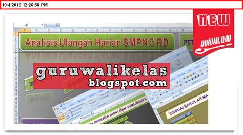 Melakukan analisis data lanjutan menggunakan metode excel • menghasilkan tabel untuk menggambarkan distribusi kerikil, menurut. Aplikasi Analisis Ulangan Harian Siswa menggunakan ...