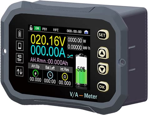 Wireless Battery Meter Mutifunction 0 120v Battery Voltagecoulomb