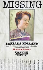 Image Result For Stranger Things Barb Missing Poster Barb Image