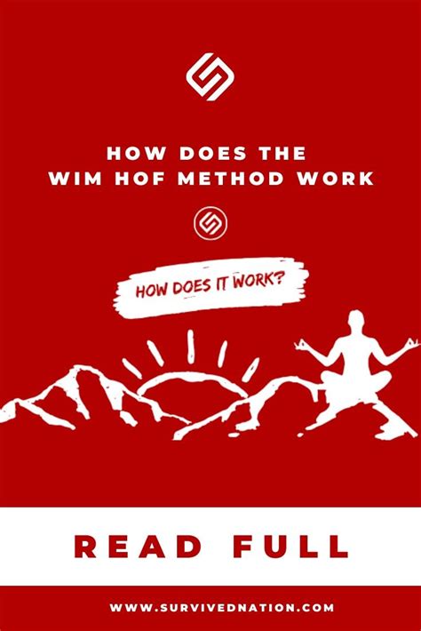 This is the official page of wim hof aka the iceman. How Does The Wim Hof Method Work in 2020 | Wim hof, Method ...