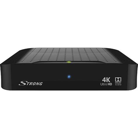 Strong Android Ip Box Srt 2023 4k Receptor Ultra Hd Negro Greatecno