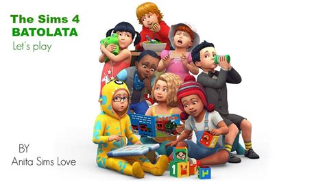 Lets Play The Sims 4 Batolata 1 Část The Sims 4 Toddlers Youtube