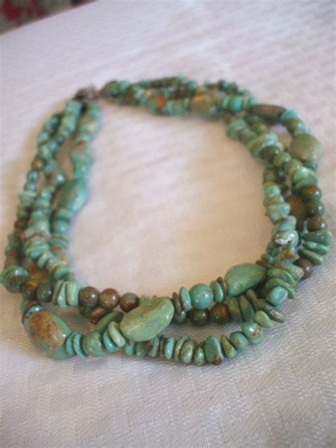 Retired Vintage Dtr Desert Rose Trading Turquoise Strand Necklace