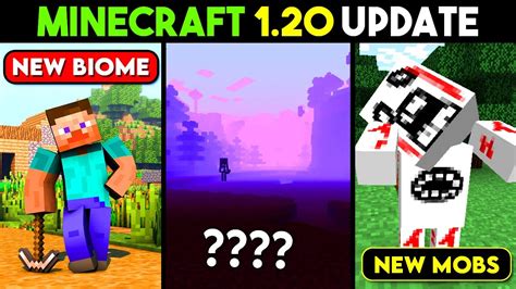 Minecraft 120 Update All New Things Coming Biomes Mobs Features