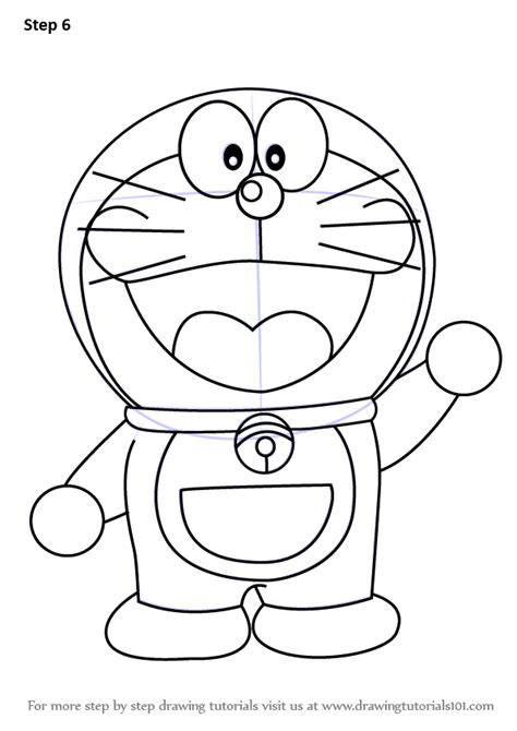 Step By Step How To Draw Doraemon