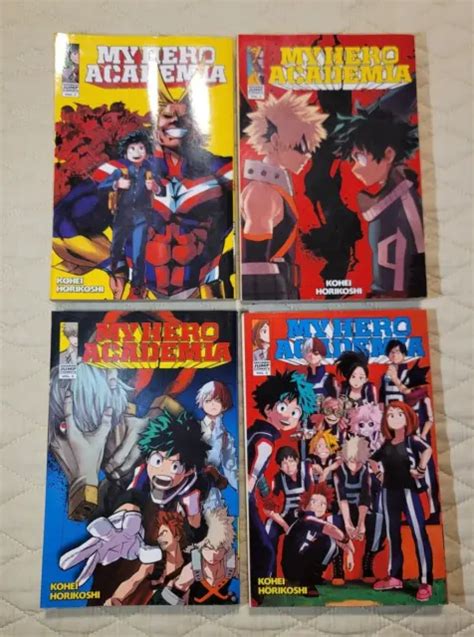 My Hero Academia Manga Lot 1 4 Kohei Horikoshi Shonen Jump Comics Viz
