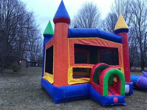 Rainbow Bounce House Jumper Rental Cincinnati Oh Party Go Round