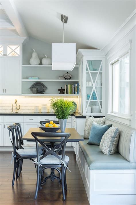 Built in kitchen bench ideas. Ideas For Small Kitchen Seating | Banquette seating in ...