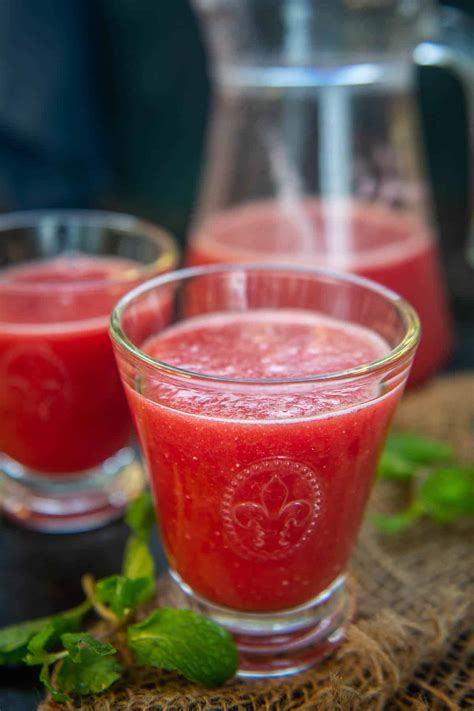 Fresh Homemade Watermelon Juice Recipe Video