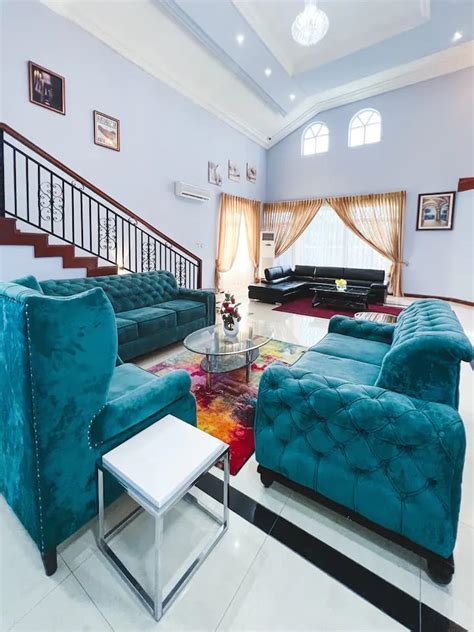 Fully Furnished 7 Bedroom House With Pool For Rent At East Legon Motherland Residence