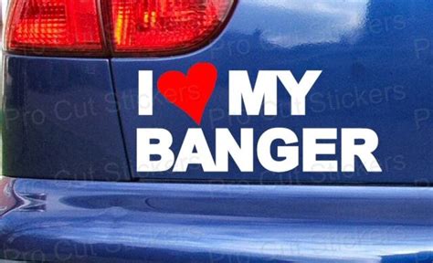 i love my banger funny custom window bumper car stickers decals jdm rat rust ebay