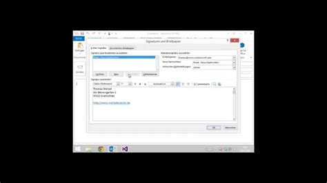 Applies to outlook 2013 and earlier versions. Outlook Signaturen anlegen und bearbeiten - YouTube