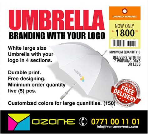 Umbrella Branding With Your Logo Powercampaigner Email Marketing