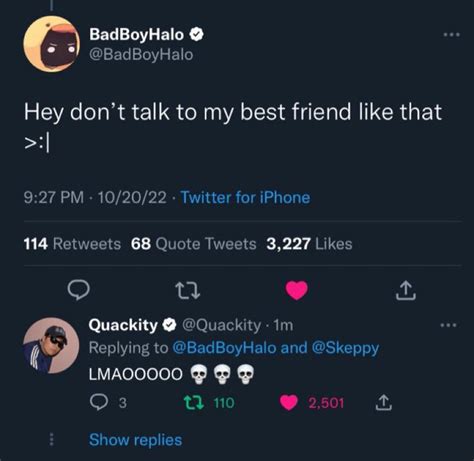 Quackity Updates 🎰 On Twitter Deleted Reply