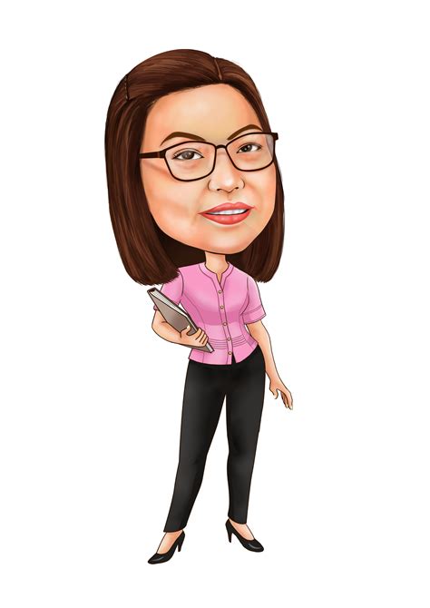 Teacher Digital Caricature In 2022 Caricature Digital Art Girl