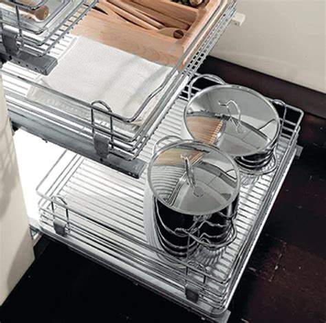 Cabinet pulls are the tie between our cabinets and ourselves: Pull Out Chrome Wire Basket, for Door Front Fixing ...