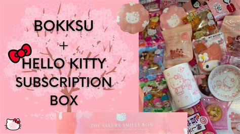 Bokksu Hello Kitty Sakura Smiles Box Youtube