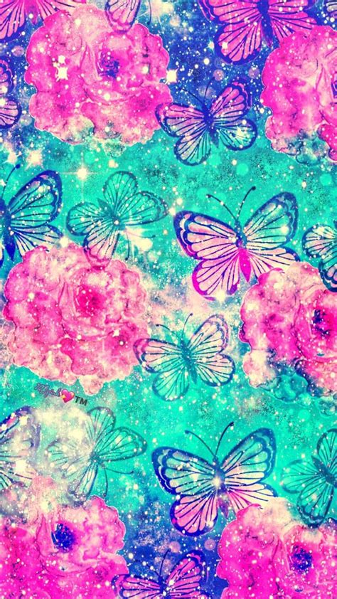 Find over 100+ of the best free pink glitter images. Glitter Turquoise Hd Wallpaper Android | Butterfly ...