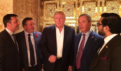 Nigel Farage Meets Donald Trump What Really Happened Ukip Leader Visited Trump Tower