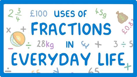 When Do We Use Fractions In Everyday Life Using Fractions In Everyday