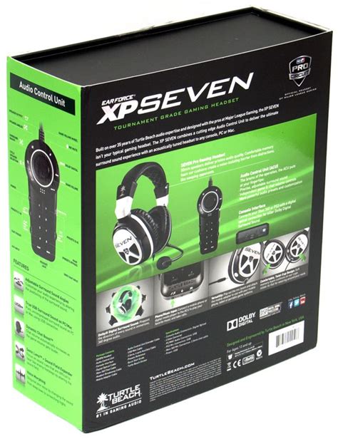 Turtle Beach Ear Force Xp Seven Tournament Grade Gaming Headset Review